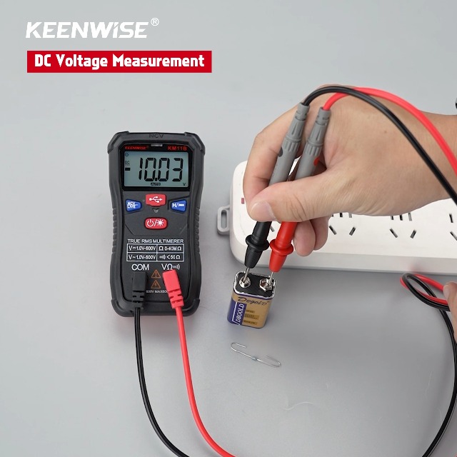 KeenWise Rechargeable Digital Multimeter Tester, 4000 Counts